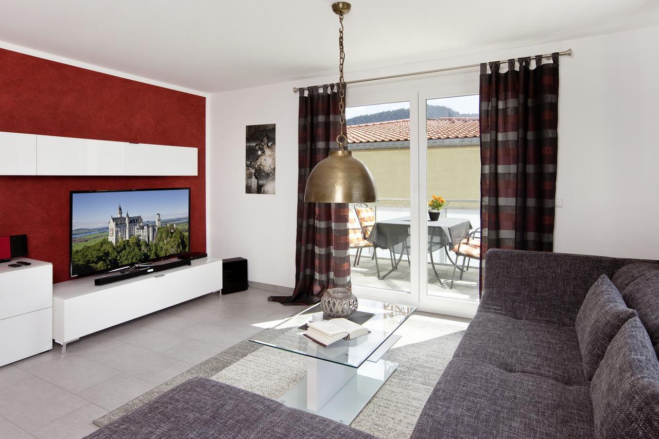 Ferienwohnung Schlossblick - City Fussen Ngoại thất bức ảnh